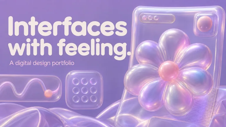 Interfaces with feeling. A digital design portfolio
