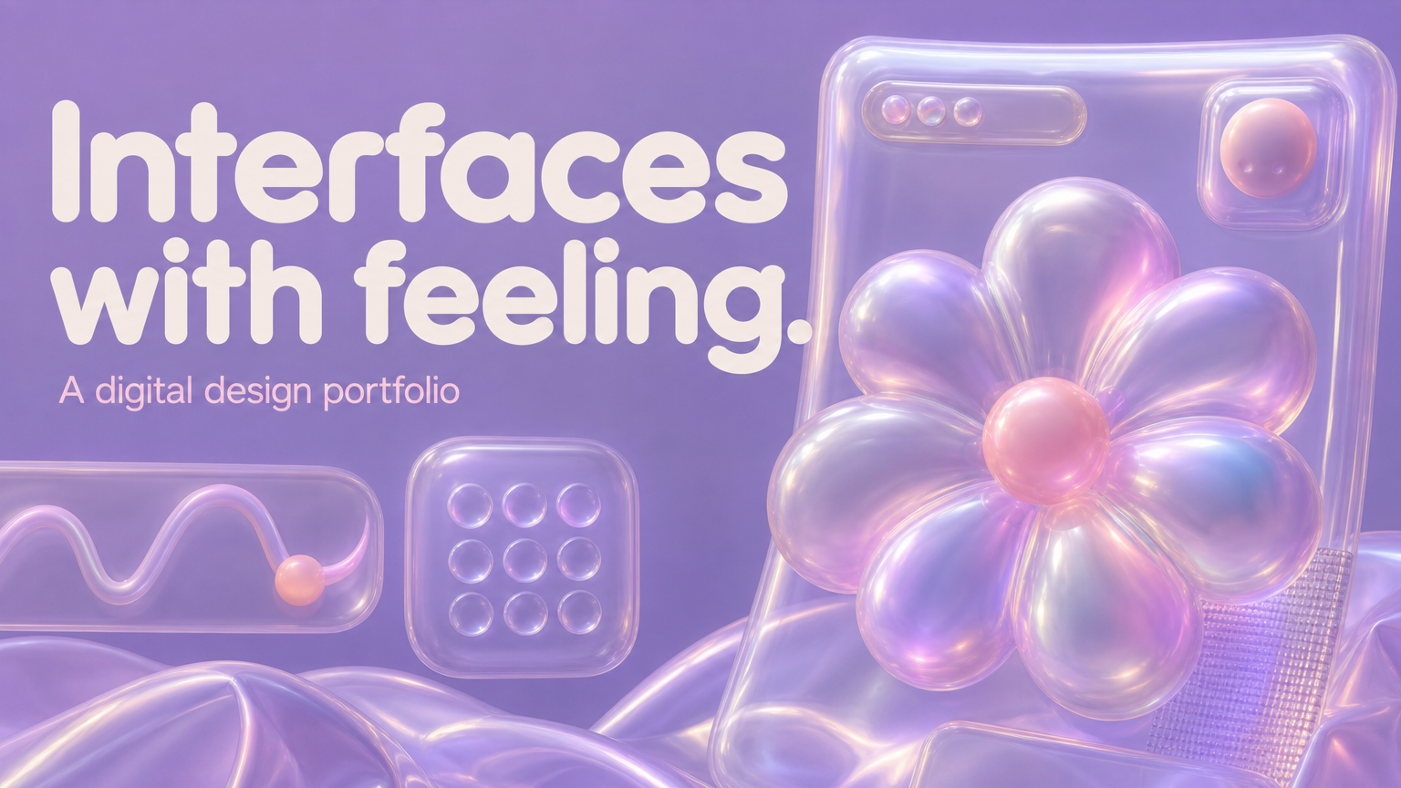 Interfaces with feeling. A digital design portfolio